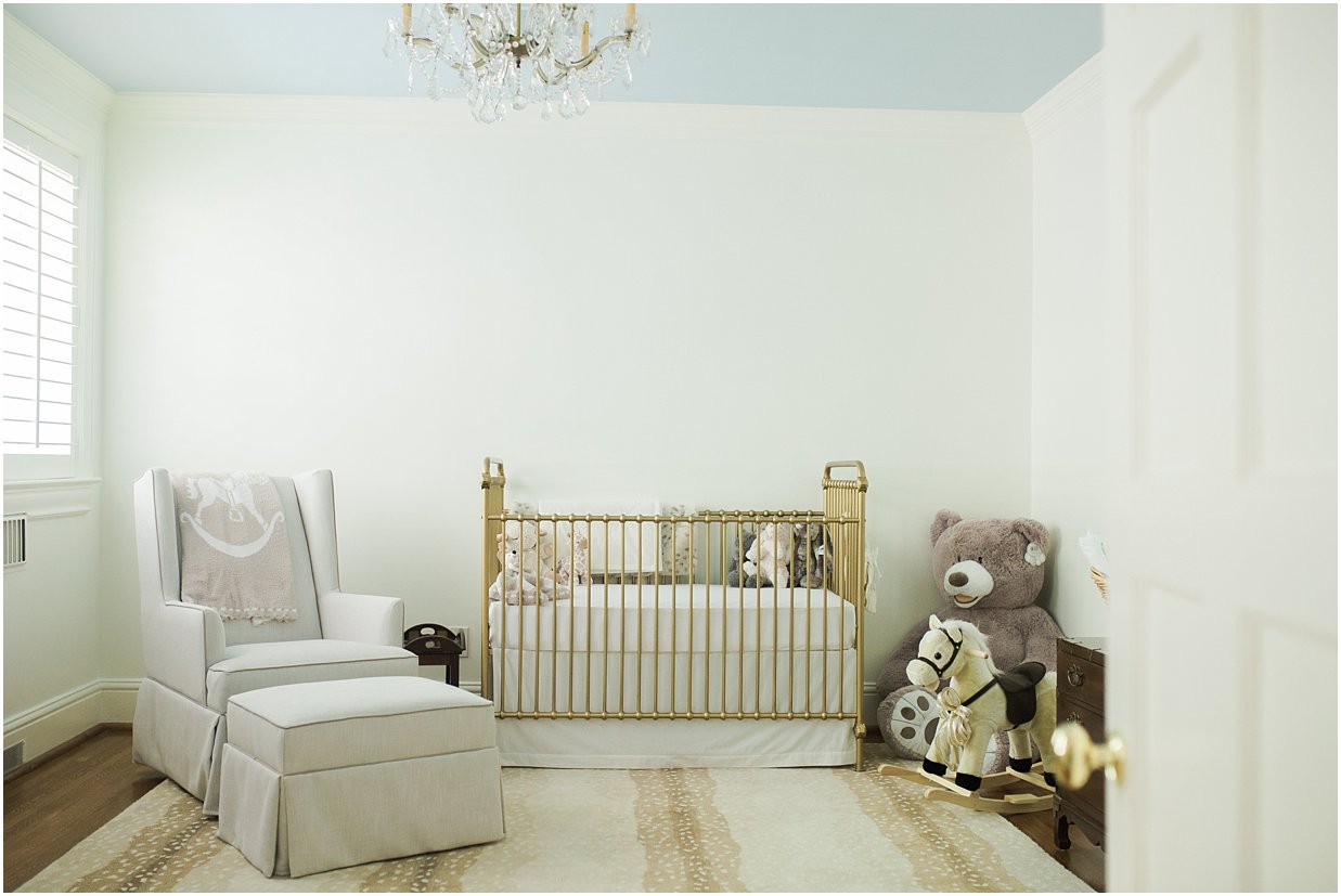 Bronze Nursery Crib